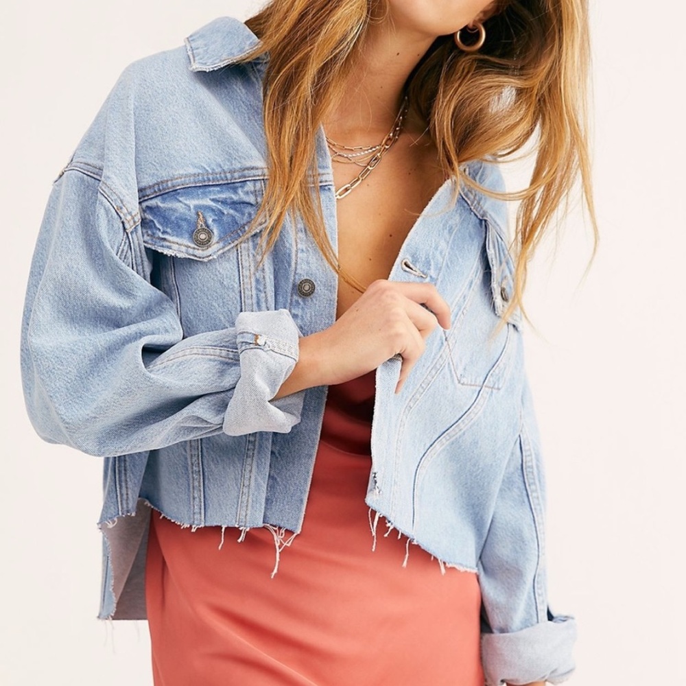 Free people Amelia denim jacket